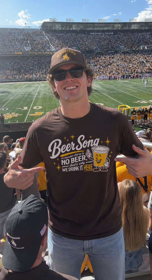 Beer Song Tee - Brown